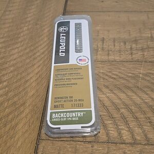 Leupold Backcountry Picatinny Rail Remington 700 Short Action 20 MOA 171333